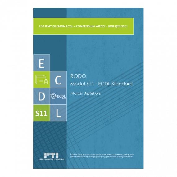 Certyfikat ECDL S11 RODO i dedykowany podręcznik KISS